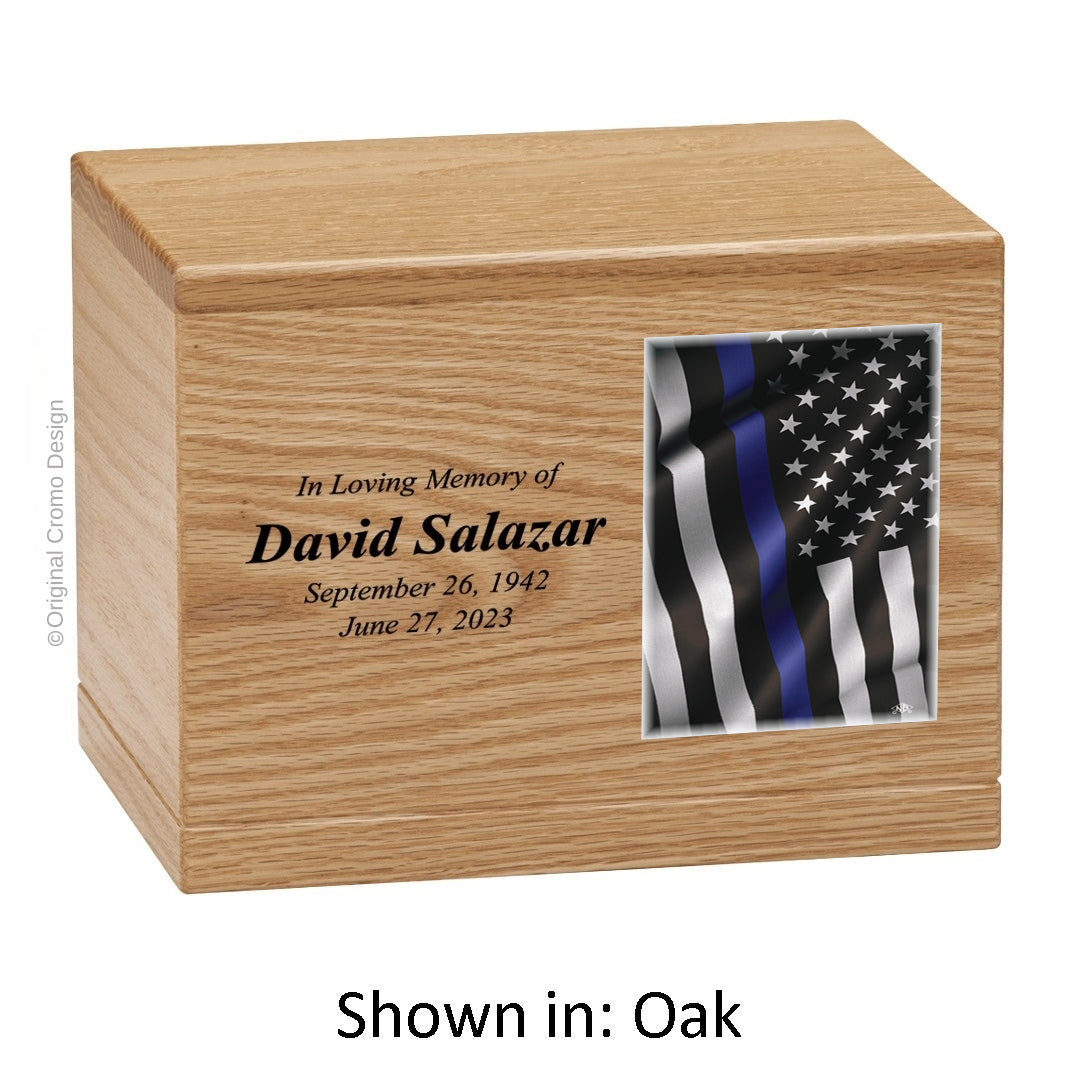 Cromo 1106 Oak - Thin Blue Line Flag