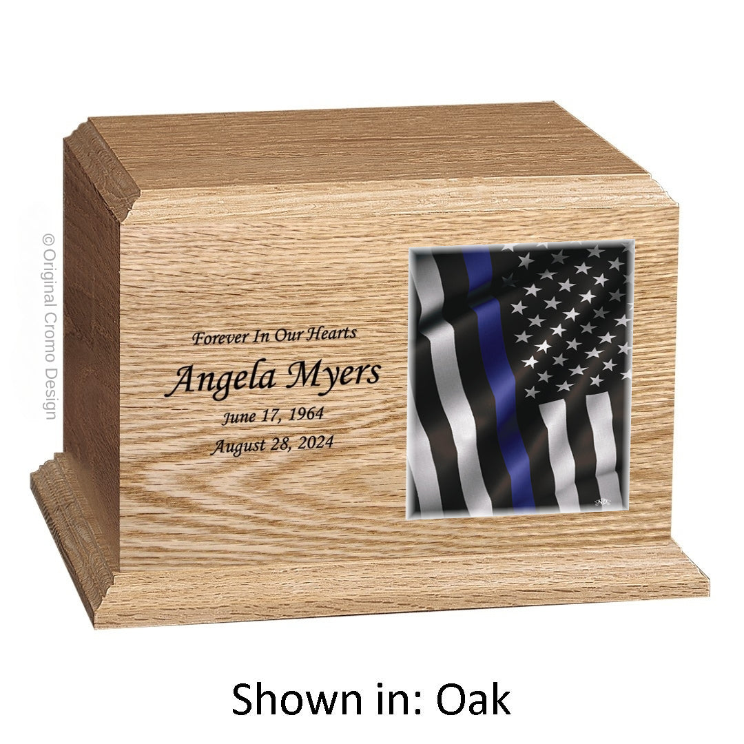Cromo 1144 Oak - Thin Blue Line Flag