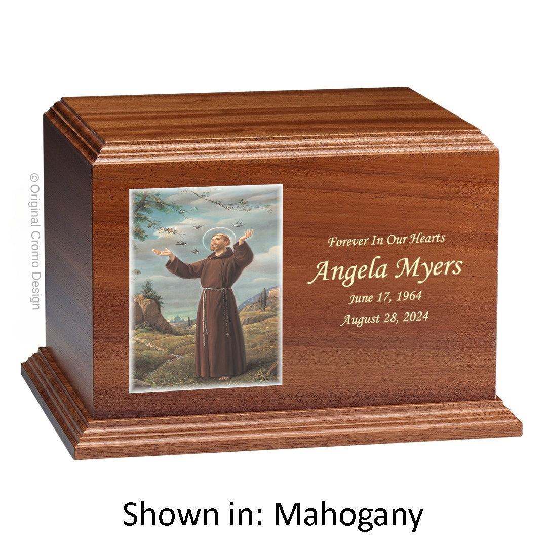 Cromo 1144 Mahogany - Saint Francis of Assisi