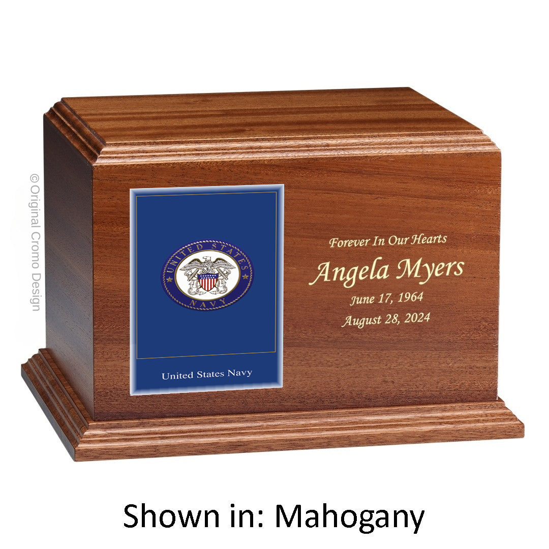 Cromo 1144 Mahogany - Navy Series Emblem