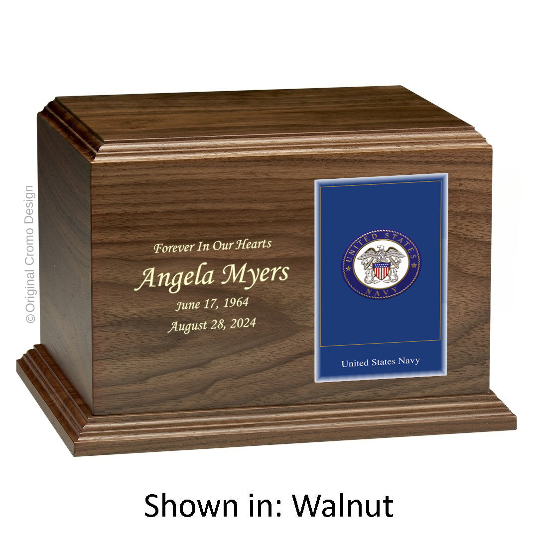Cromo 1144 Walnut - Navy Series Emblem