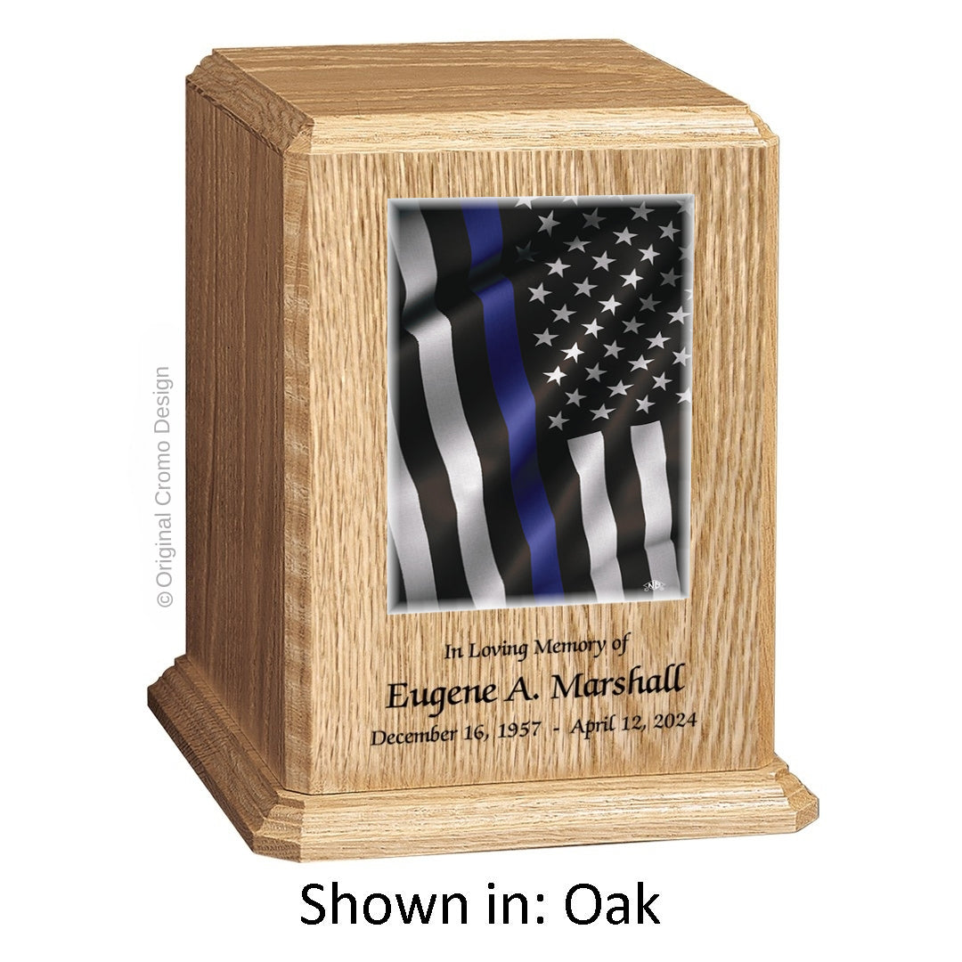 Cromo 1154 Oak - Thin Blue Line Flag