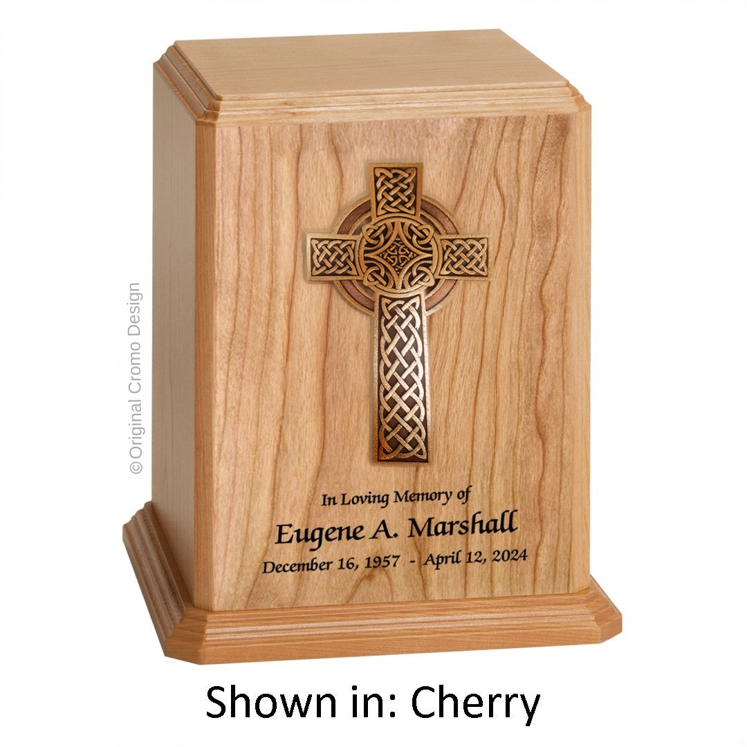 Cromo 1154 Cherry - 10-Inch Wooden Celtic Cross
