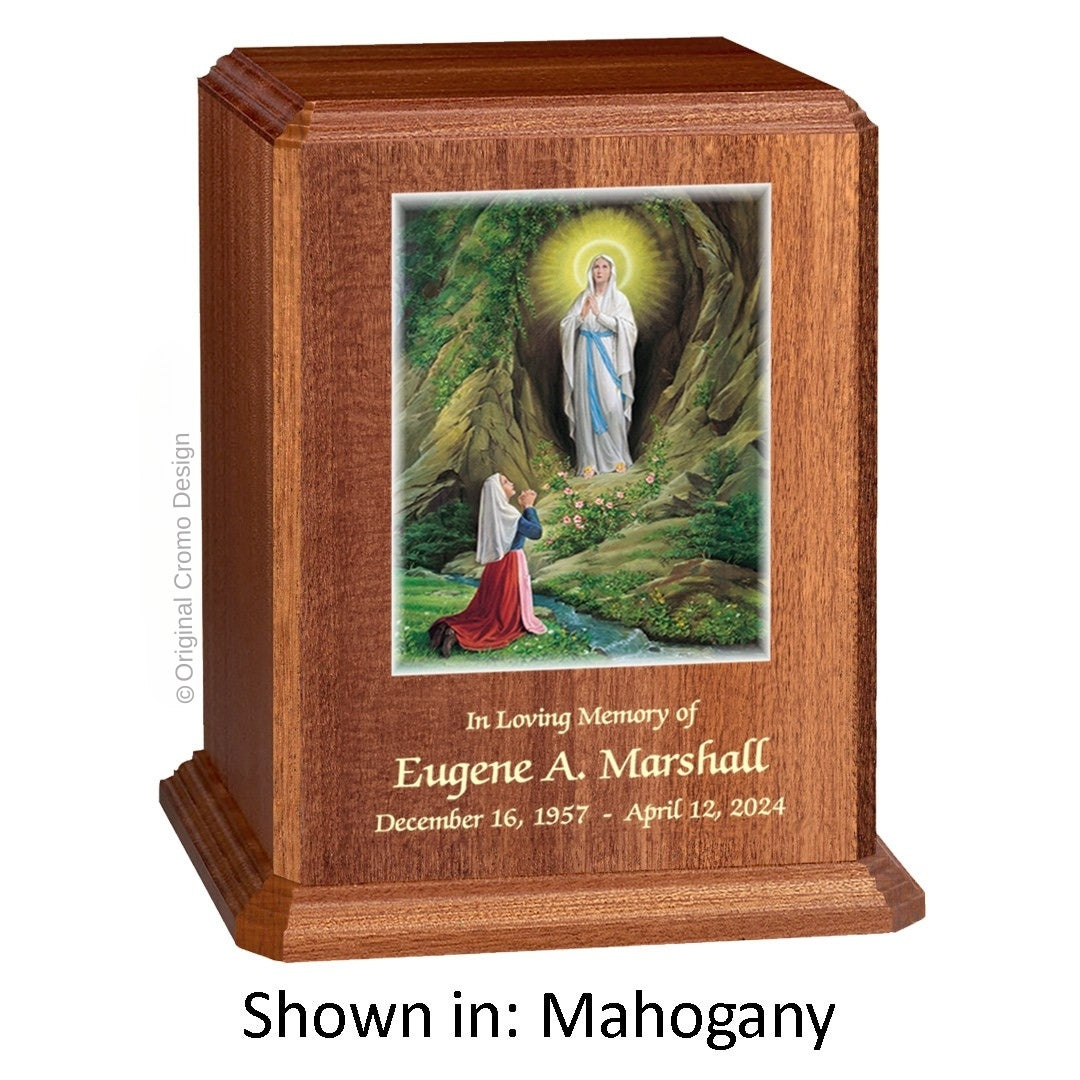 The Cromo 1154 Mahogany - Our Lady of Lourdes