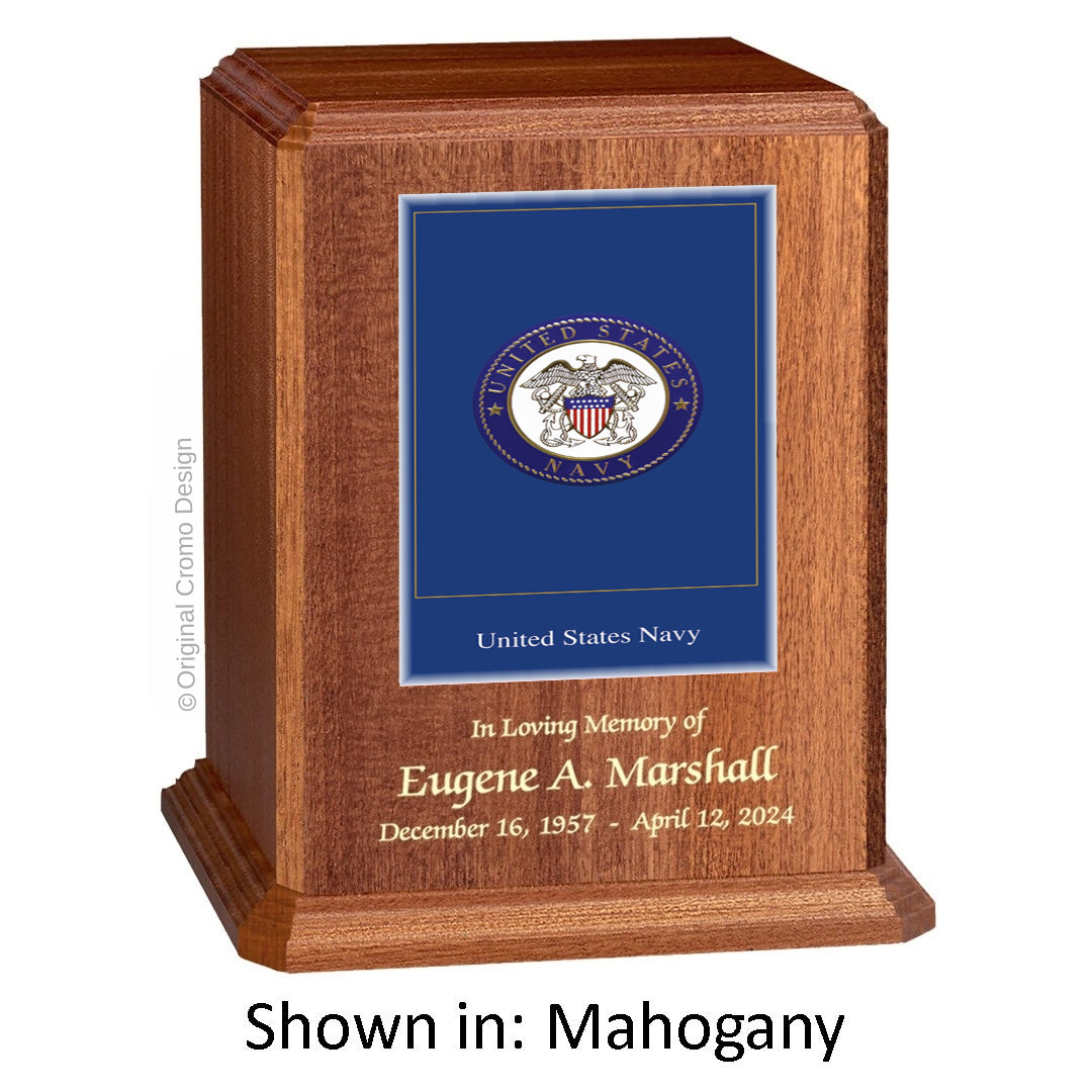 Cromo 1154 Mahogany - Navy Series Emblem