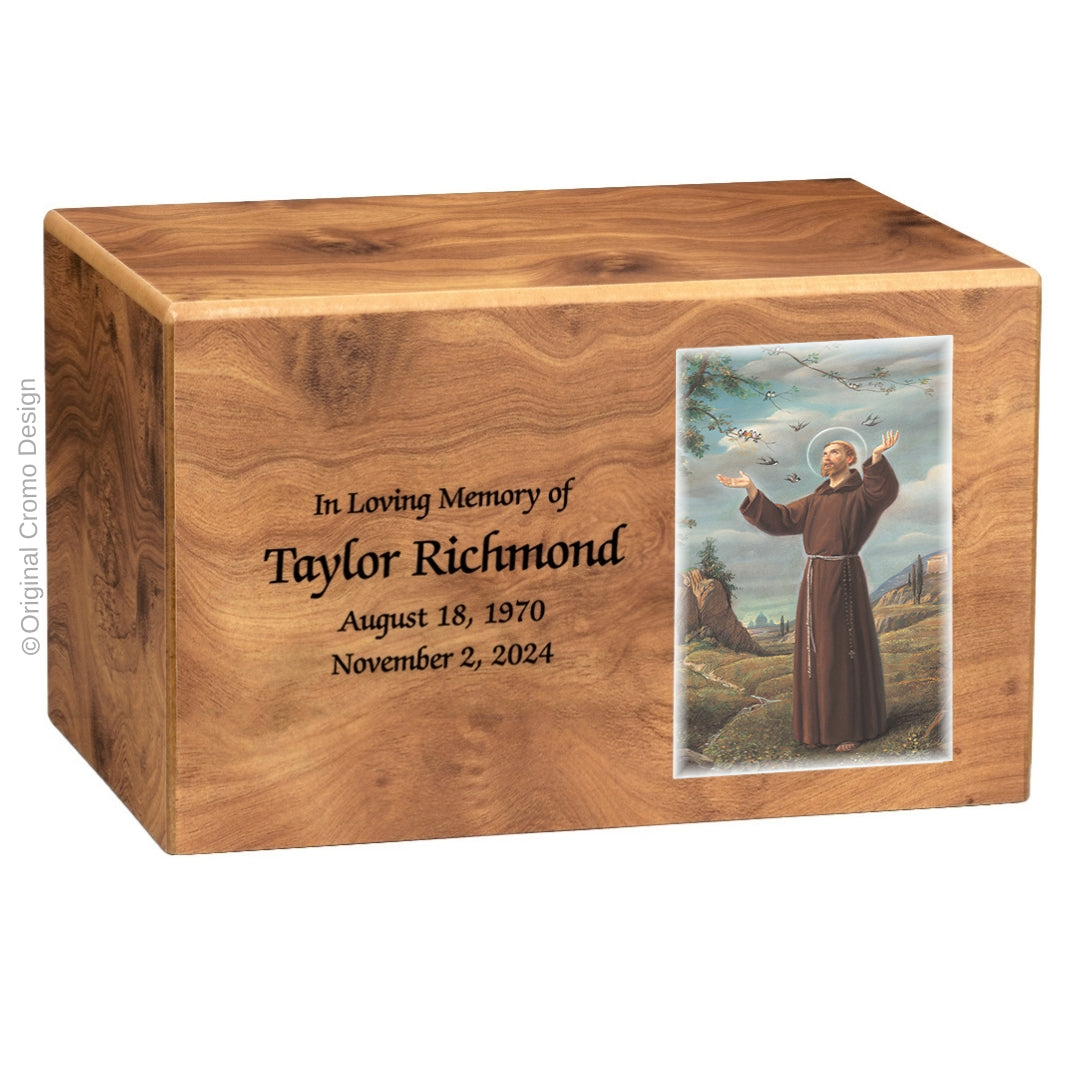 Cromo 1156 MDF Natural - Saint Francis of Assisi
