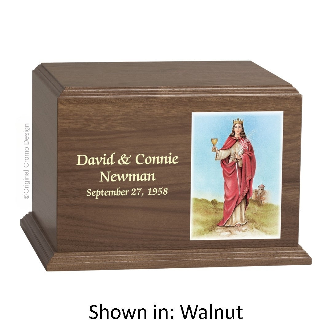 The Cromo 1165 Walnut - Our Lady of Santa Barbara