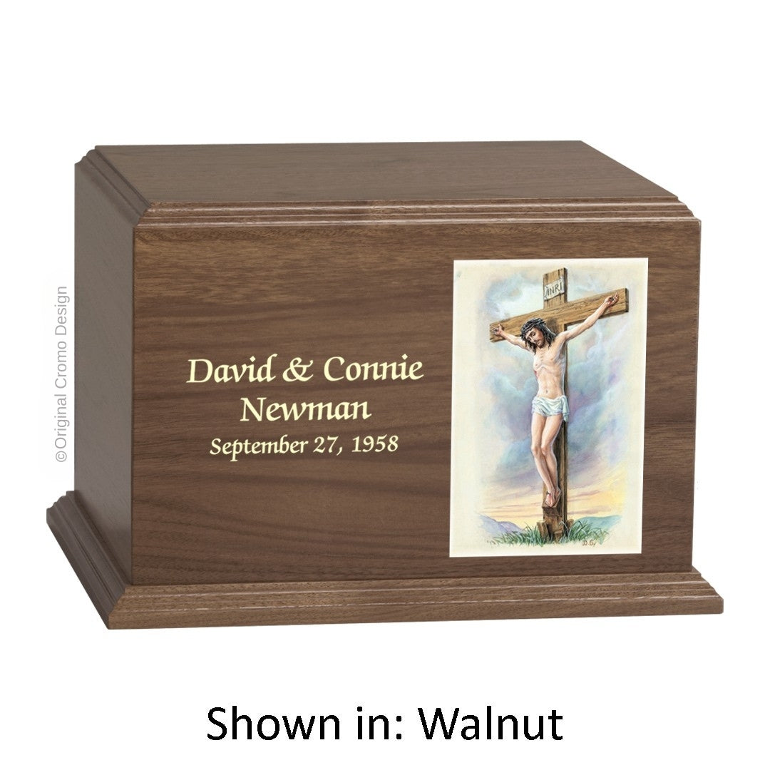 The Cromo 1165 Walnut - Crucifixion