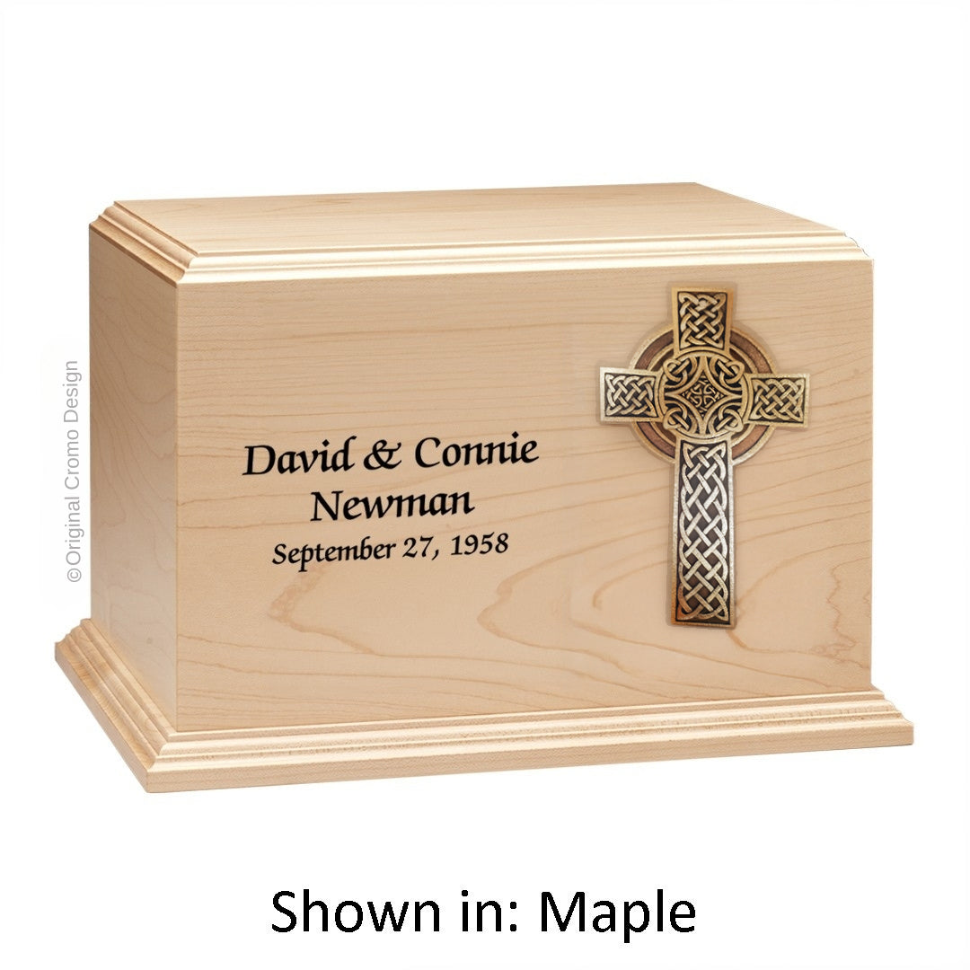 Cromo 1165 Maple - 10-Inch Wooden Celtic Cross