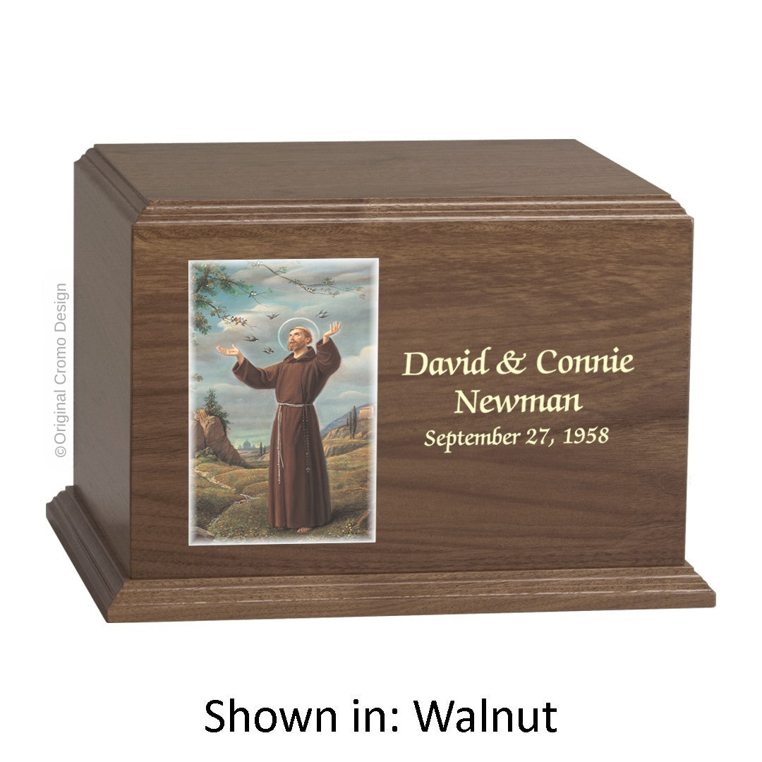 Cromo 1165 Walnut - Saint Francis of Assisi