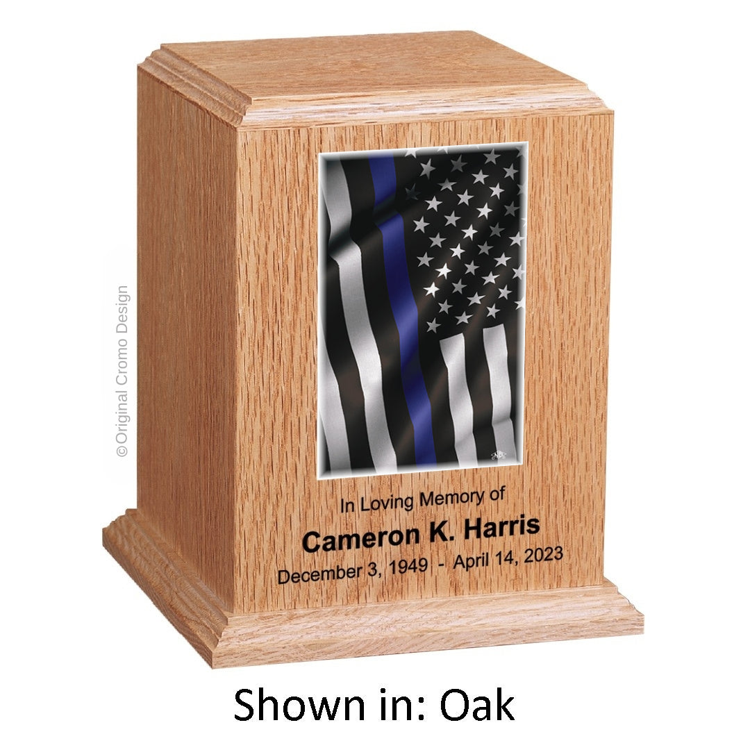 Cromo 1190 Oak - Thin Blue Line Flag