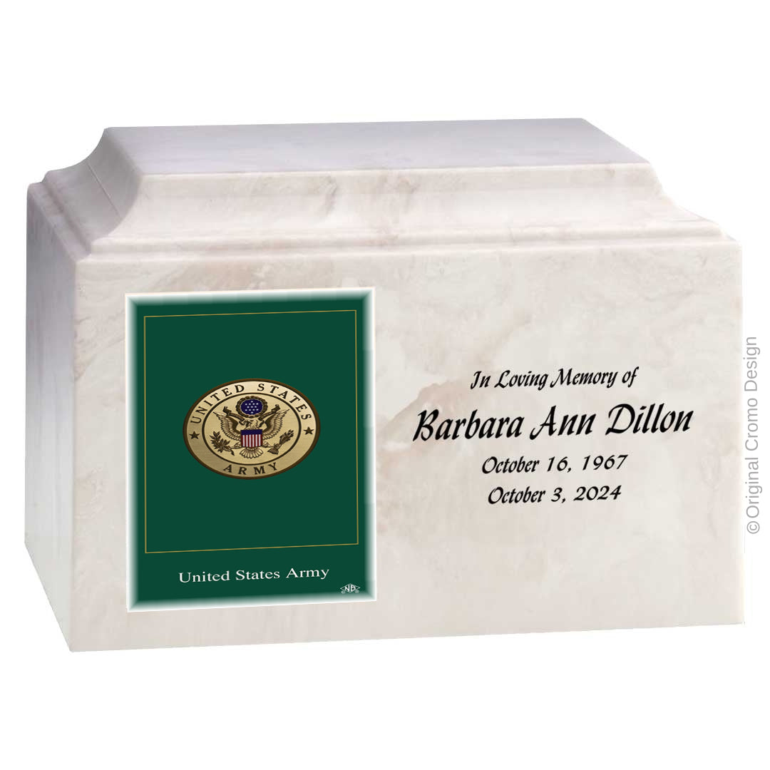 Cromo 1870 White - US Army Emblem