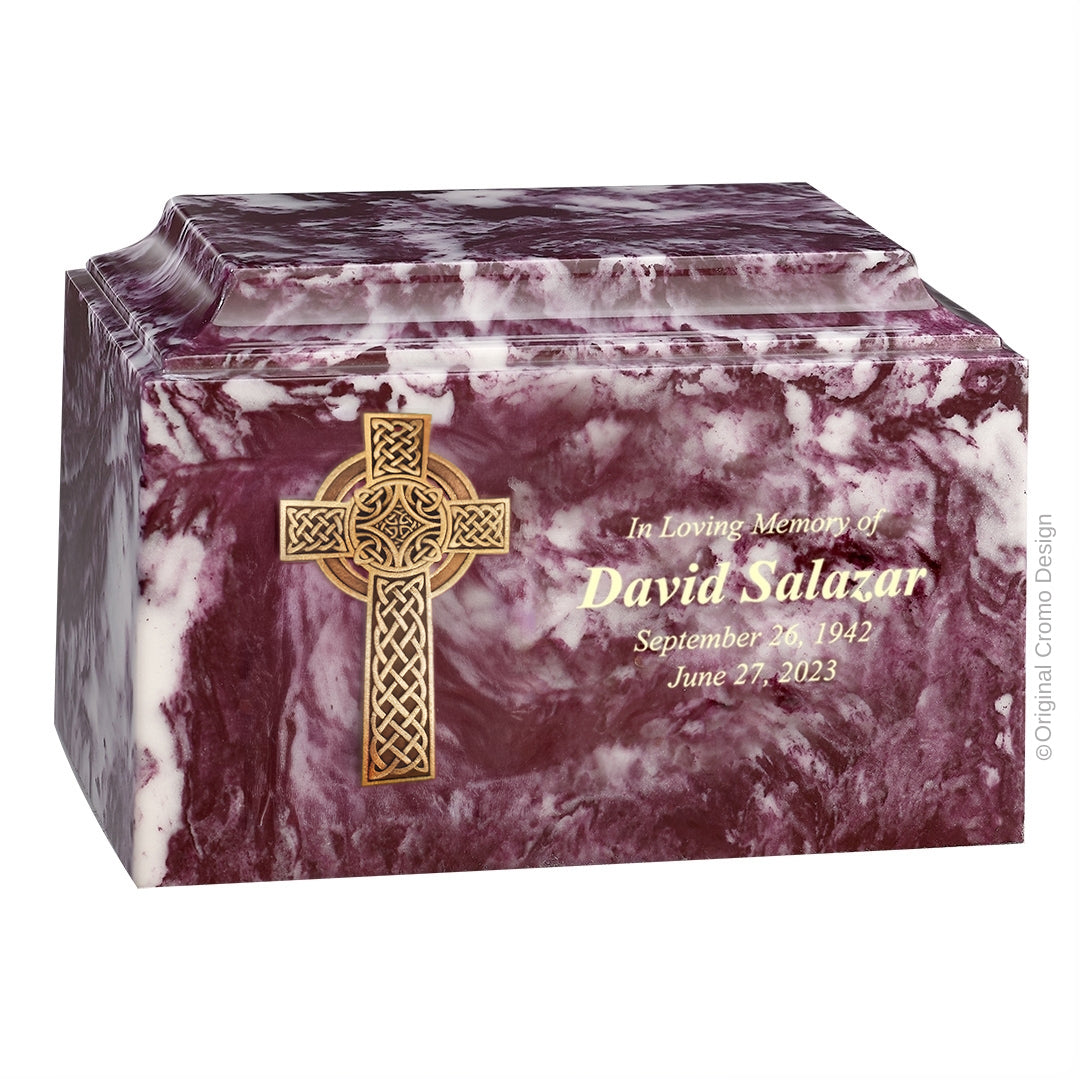 Cromo 1870 Merlot - 10-Inch Wooden Celtic Cross