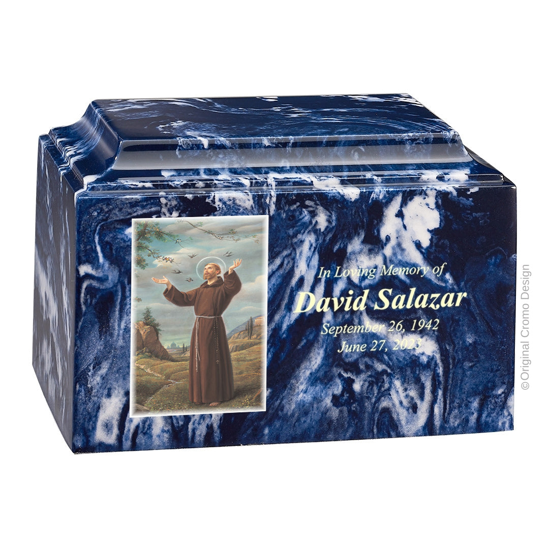 Cromo 1870 Blue - Saint Francis of Assisi