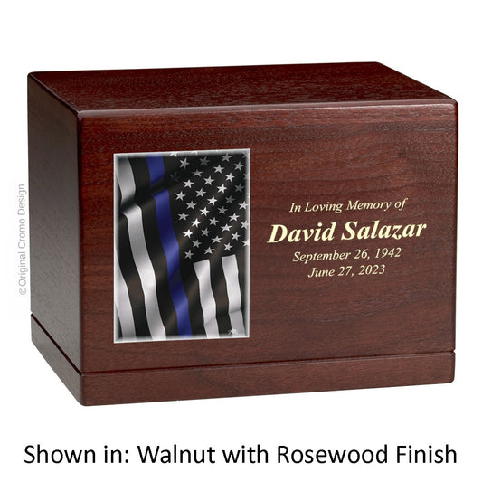 Cromo 1106 Rosewood - Thin Blue Line Flag