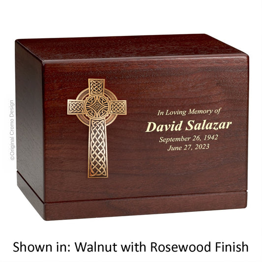Cromo 1106 Rosewood - 10-Inch Wooden Celtic Cross