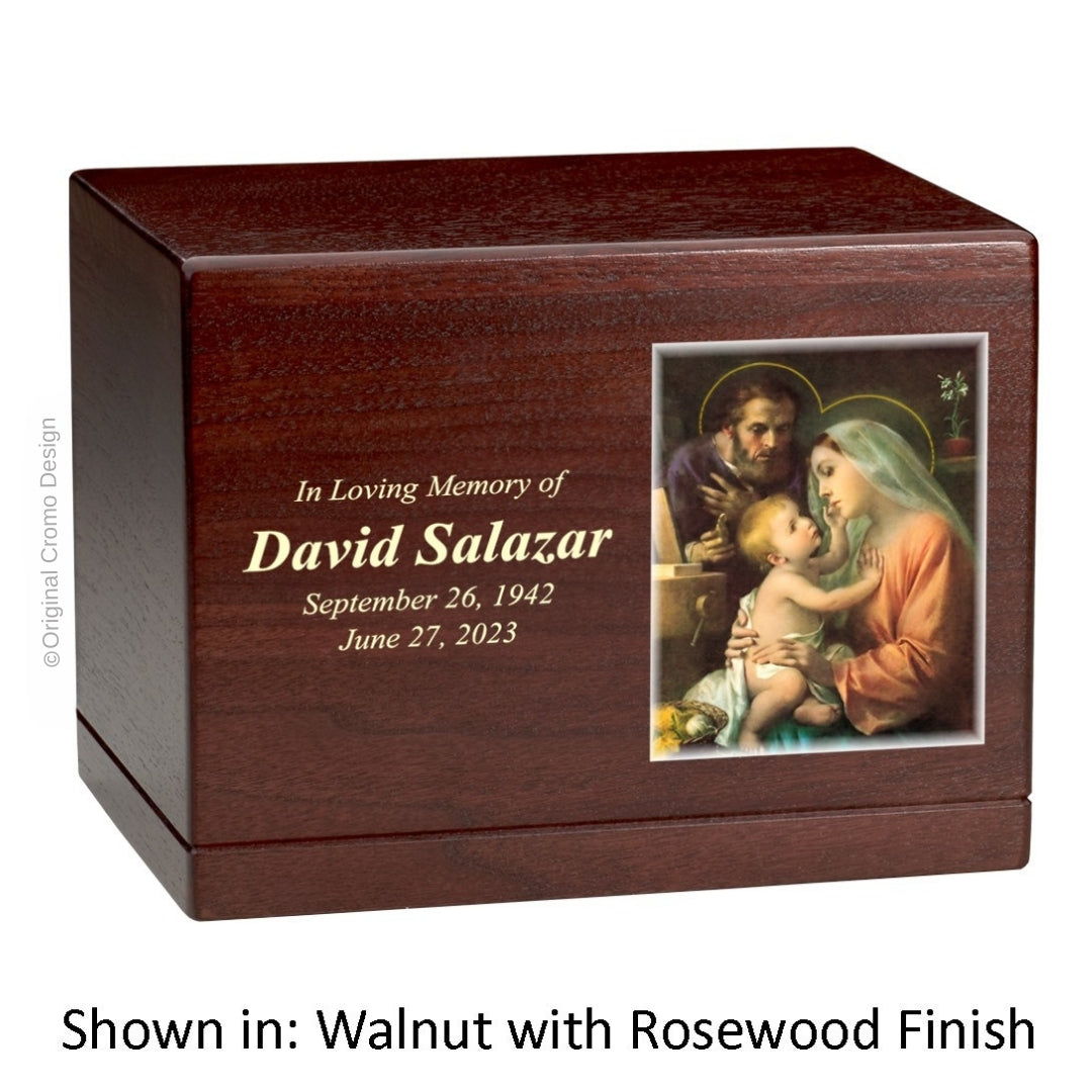 The Cromo 1106 Rosewood Finish - Holy Family