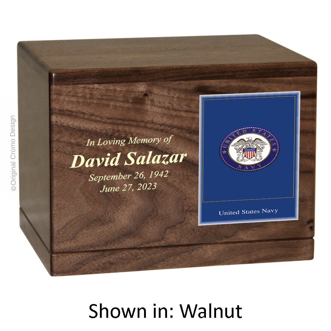 Cromo 1106 Walnut - Navy Series Emblem