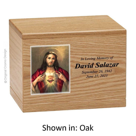The Cromo 1106 Oak - Sacred Heart of Jesus