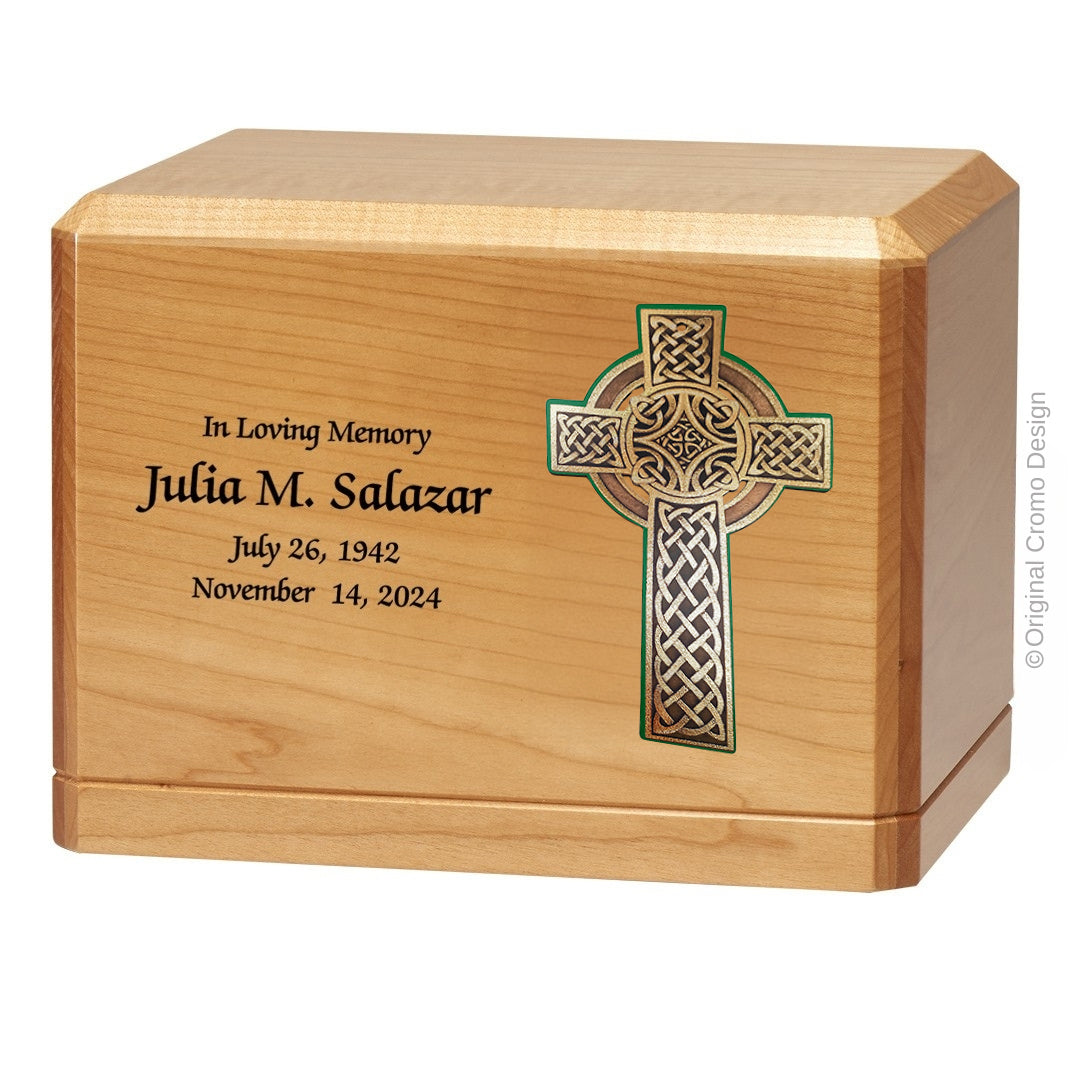 Cromo 1122 Maple - 10-Inch Wooden Celtic Cross