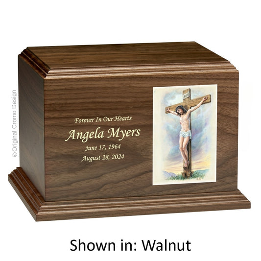 The Cromo 1144 Walnut - Crucifixion