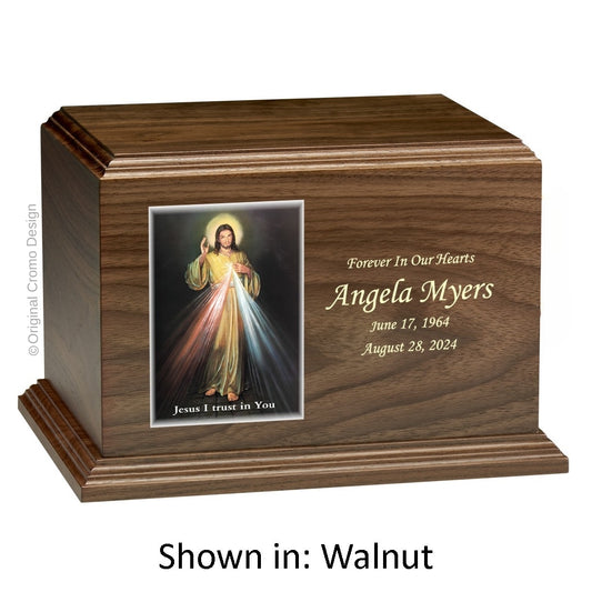 The Cromo 1144 Walnut - Divine Mercy English