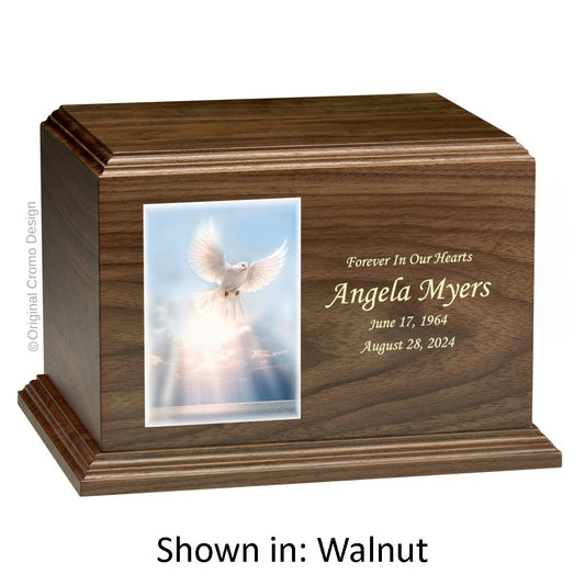 The Cromo 1144 Walnut - White Dove