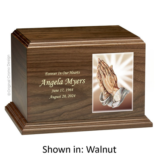 The Cromo 1144 Walnut - Praying Hands