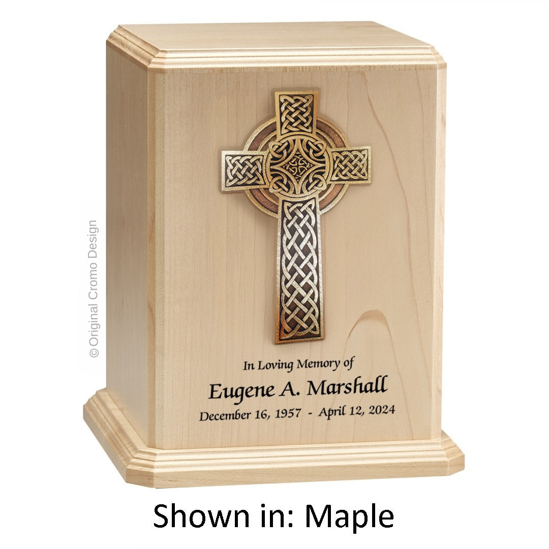 Cromo 1154 Maple - 10-Inch Wooden Celtic Cross