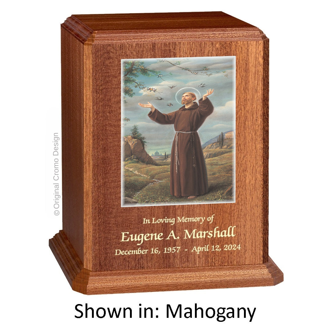 Cromo 1154 Mahogany - Saint Francis of Assisi