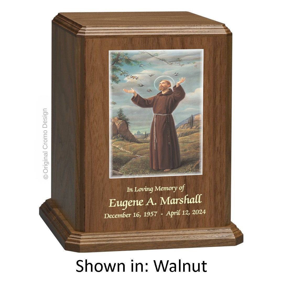 Cromo 1154 Walnut - Saint Francis of Assisi