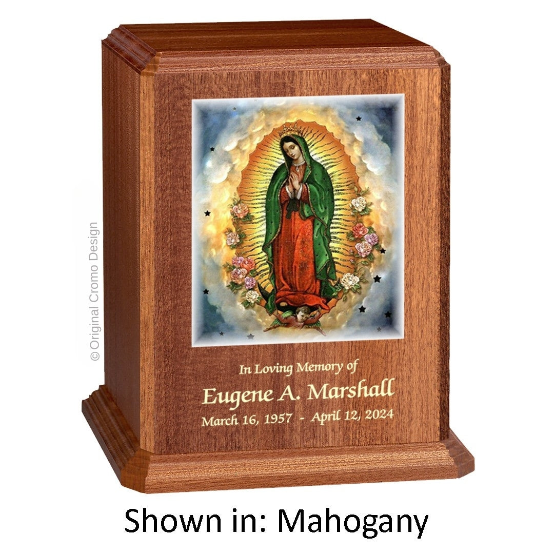 The Cromo 1154 Mahogany - Our Lady of Guadalupe Spanish