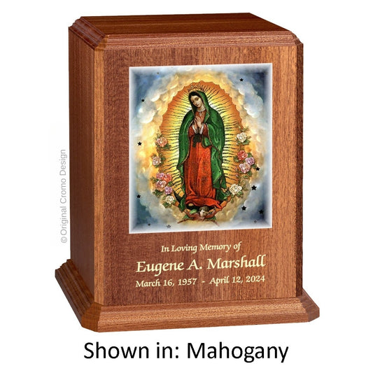 The Cromo 1154 Mahogany - Our Lady of Guadalupe Spanish
