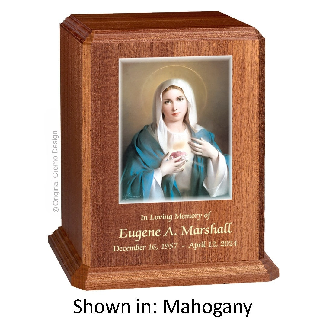 The Cromo 1154 Mahogany - Immaculate Heart of Mary