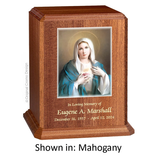 The Cromo 1154 Mahogany - Immaculate Heart of Mary