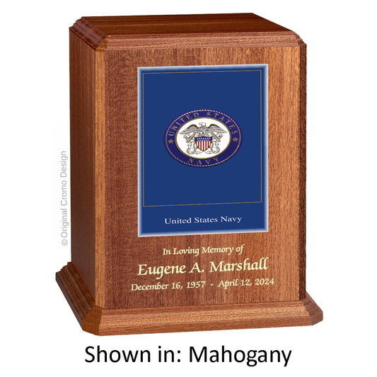 Cromo 1154 Mahogany - Navy Series Emblem