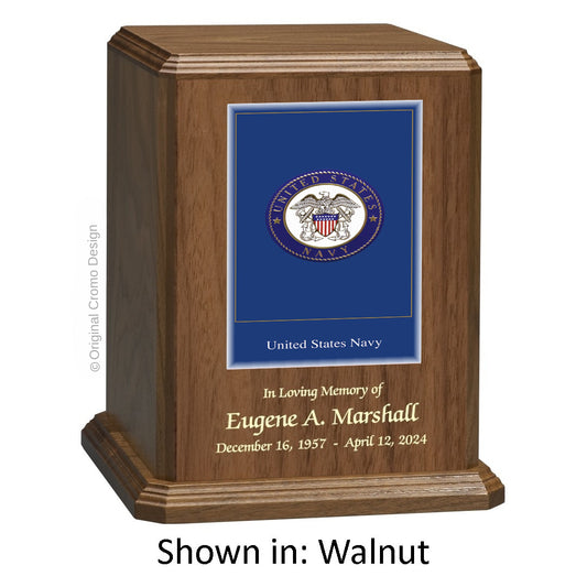 Cromo 1154 Walnut - Navy Series Emblem