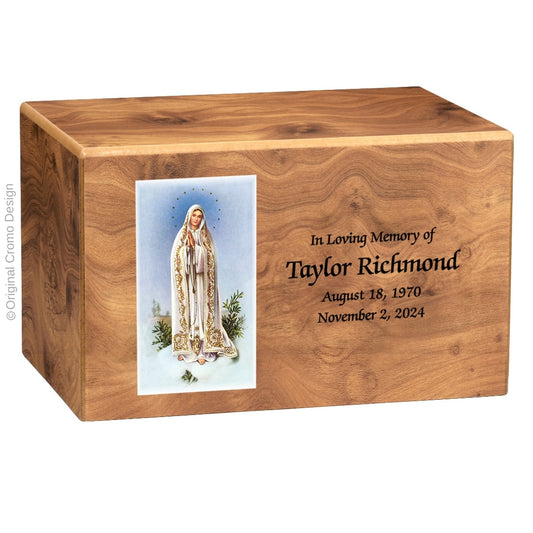 The Cromo 1156 MDF Natural Finish - Our Lady of Fatima