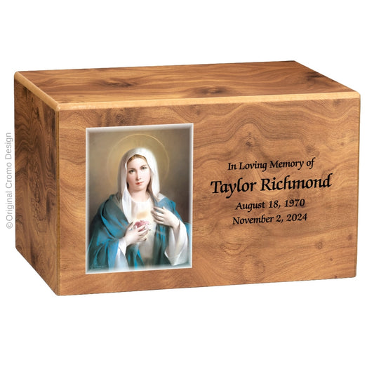 The Cromo 1156 MDF Natural Finish - Immaculate Heart of Mary