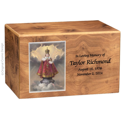 The Cromo 1156 MDF Natural Finish - Infant of Prague