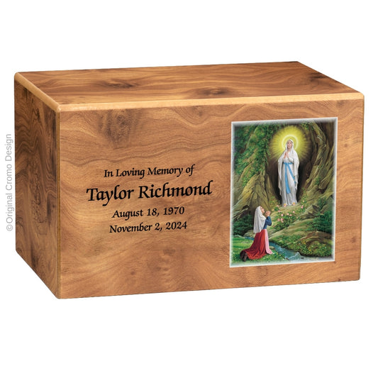 The Cromo 1156 MDF Natural Finish - Our Lady of Lourdes