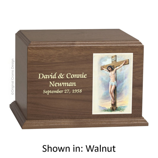 The Cromo 1165 Walnut - Crucifixion