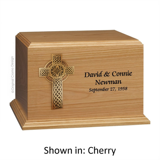 Cromo 1165 Cherry - 10-Inch Wooden Celtic Cross