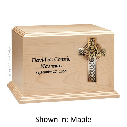 Cromo 1165 Maple - 10-Inch Wooden Celtic Cross
