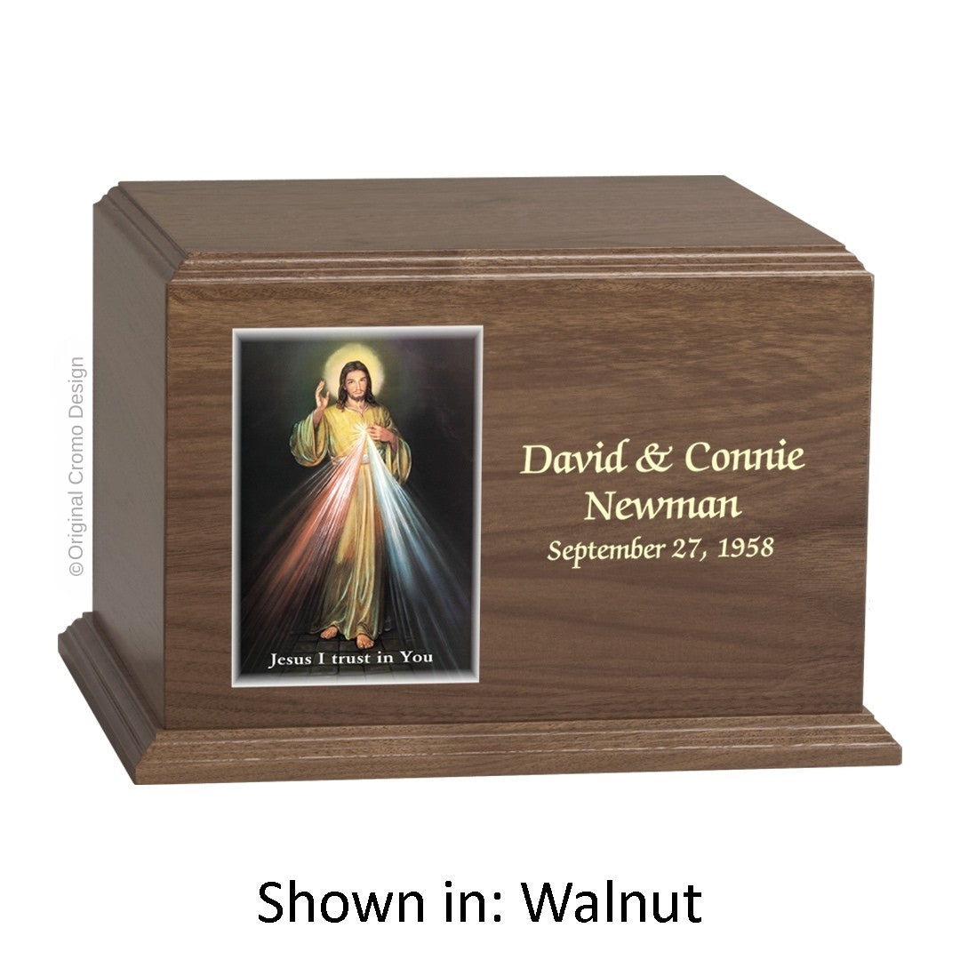 The Cromo 1165 Walnut - Divine Mercy English