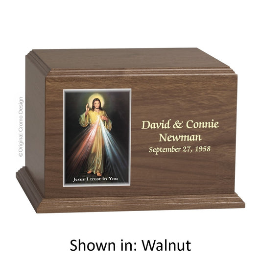 The Cromo 1165 Walnut - Divine Mercy English