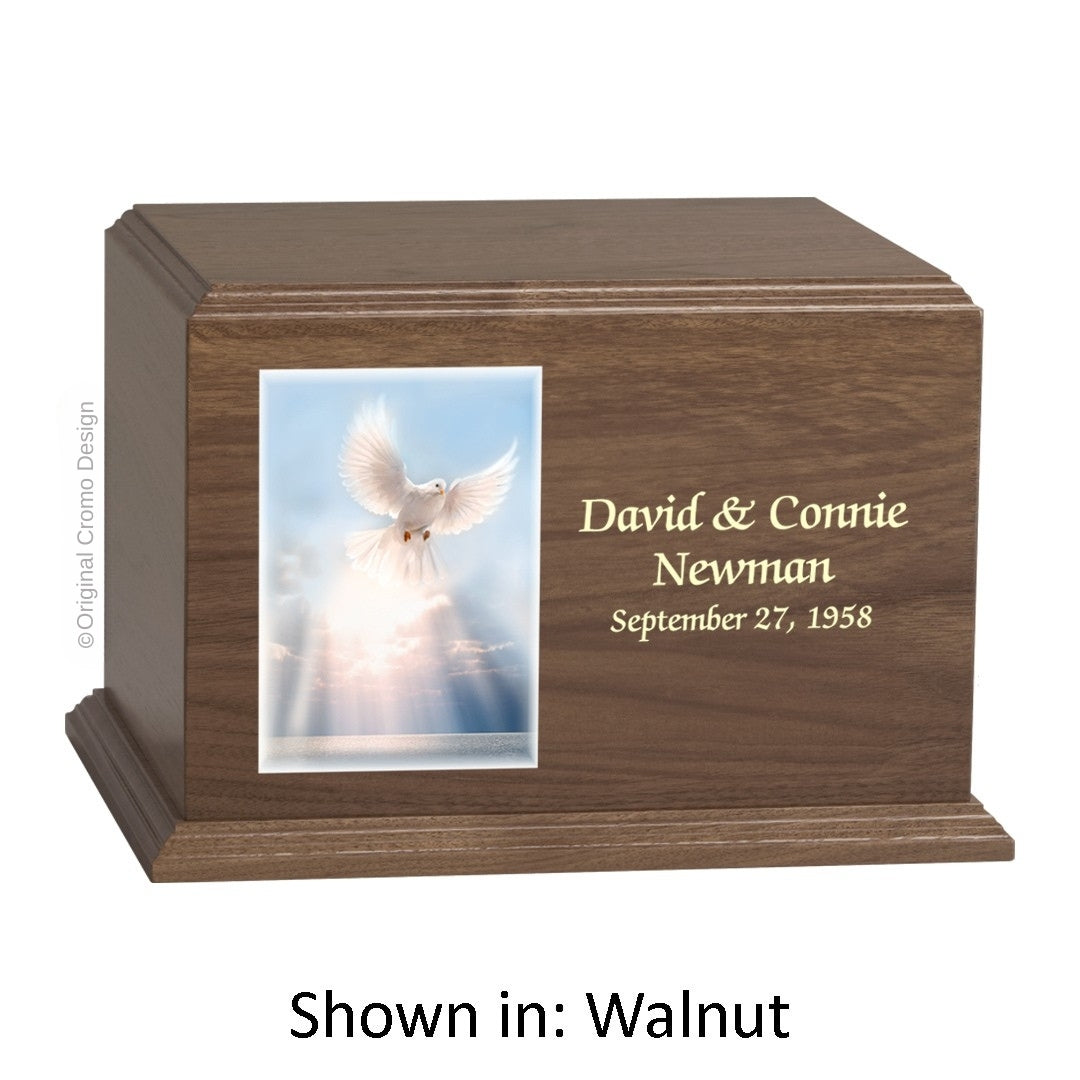 The Cromo 1165 Walnut - White Dove