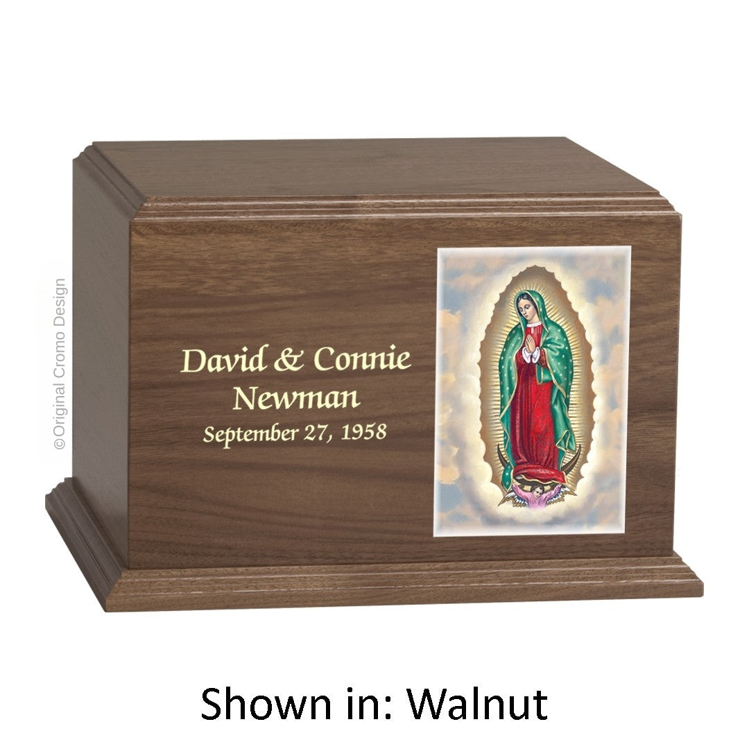 The Cromo 1165 Walnut - Our Lady of Guadalupe English
