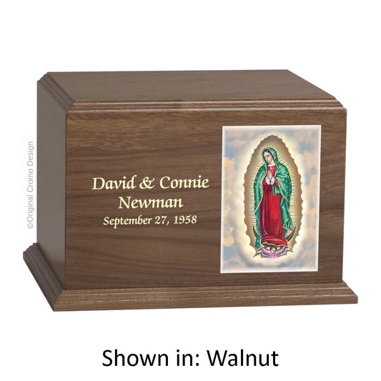 The Cromo 1165 Walnut - Our Lady of Guadalupe English