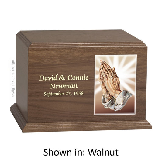The Cromo 1165 Walnut - Praying Hands